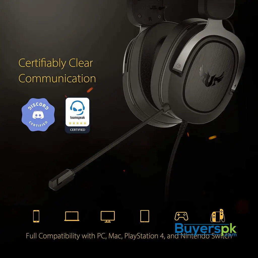Asus Tuf Gaming H3 7.1 Surround Sound Headset - Price in Pakistan Asus Tuf Gaming H3 7.1 Surround Sound Headset - Price in Pakistan